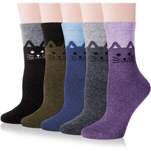 Wool Blend Thermal Crew Boot Socks